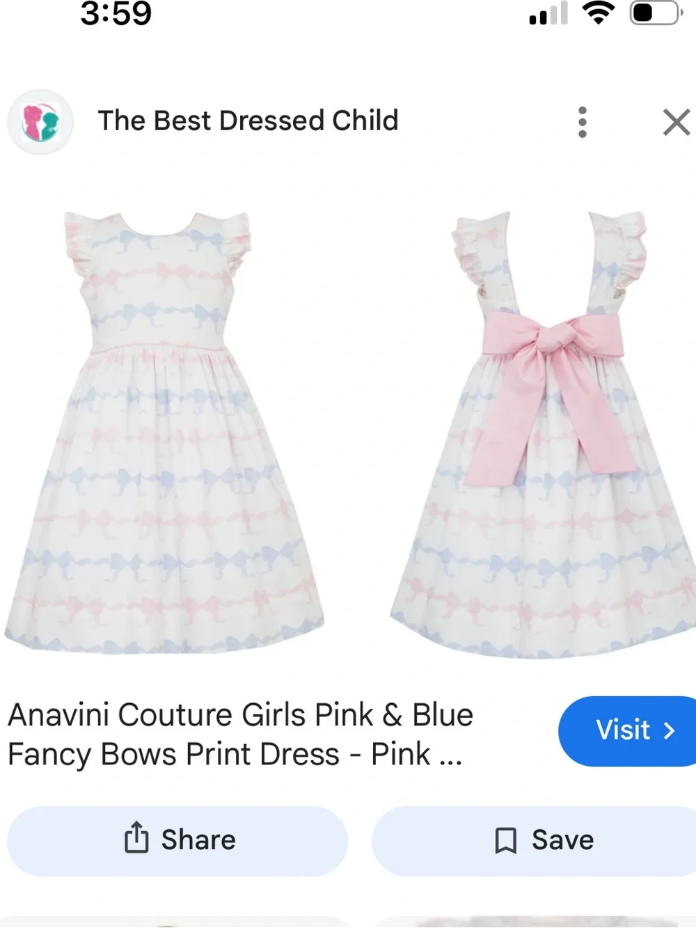 ANAVINI over bow parties